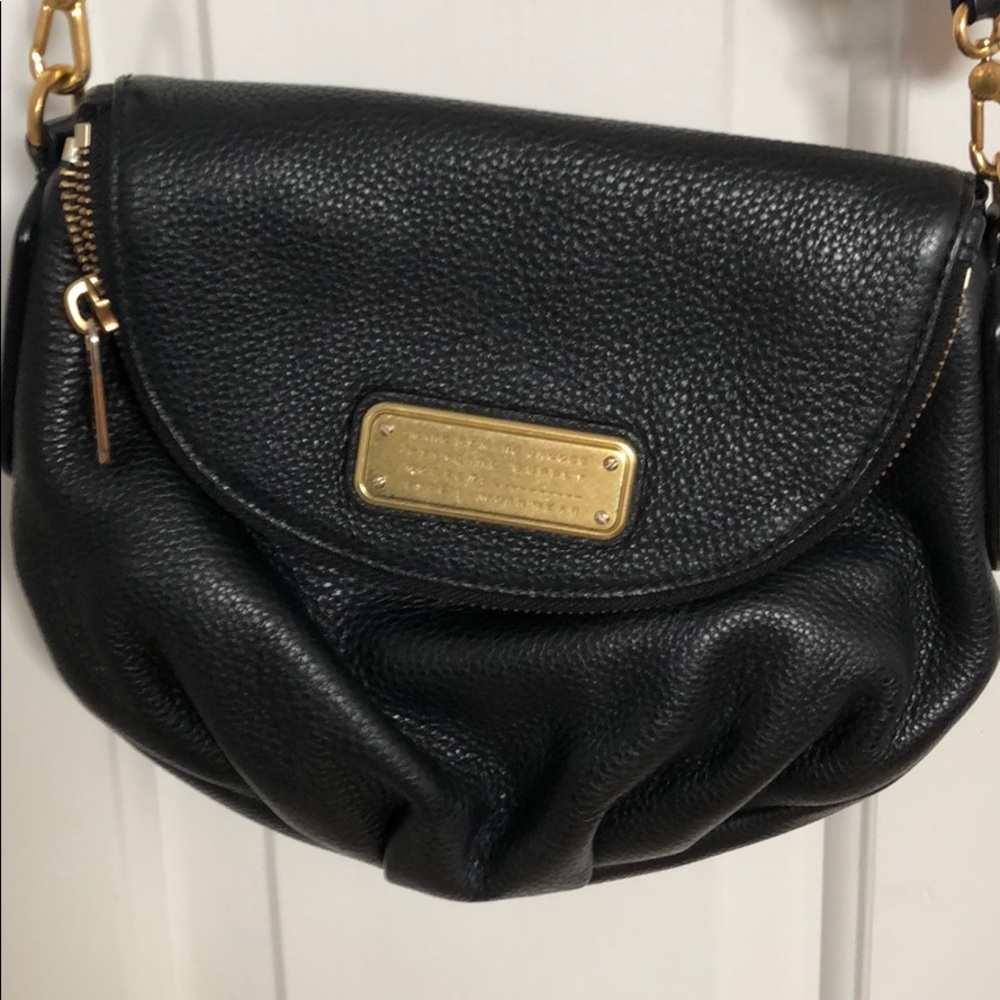 Marc by Marc Jacobs Black Leather Crossbody Purse